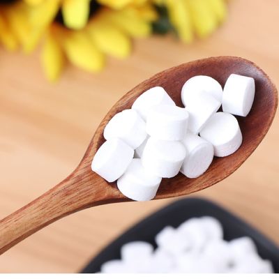 नसबंदी पिज़िंग टैबलेट्स अंतिम कीटाणुशोधन समाधान 3 सेमी X 3 सेमी आकार में